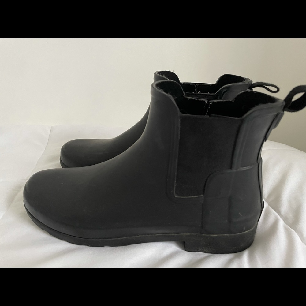 Black Hunter Chelsea Boots